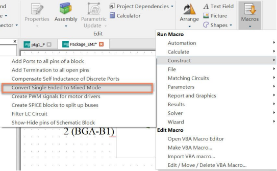 CST软件如何将单端转换为差模共模