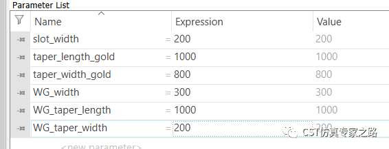 CST表面等离子极化激元SPP --- 光脊波导与缝隙波导的转换