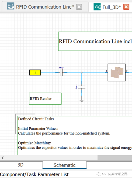 CST自带案例：优化匹配S21, 场路结合