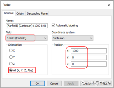 CST如何通过电场探针计算NFC天线的远场电场强度