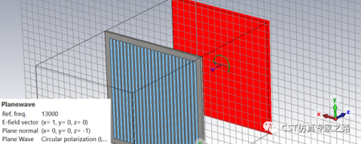 CST超表面---偏振片- 圆线极化转换，T求解器，红外线