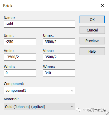 CST表面等离子极化激元SPP --- 光脊波导与缝隙波导的转换