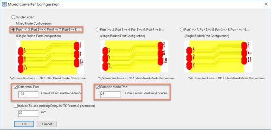 CST软件如何将单端转换为差模共模