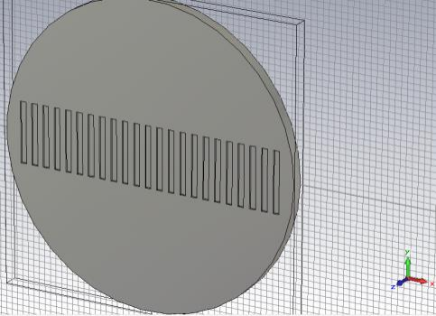 CST太赫兹雷达阵列沟槽结构成像仿真与特性分析
