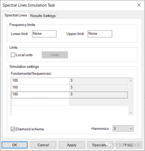 CST微波混频电路 --- 频线任务，谐波平衡（Harmonic Balance）