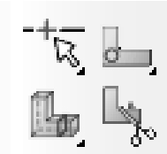 工具區(qū)中的分割工具欄