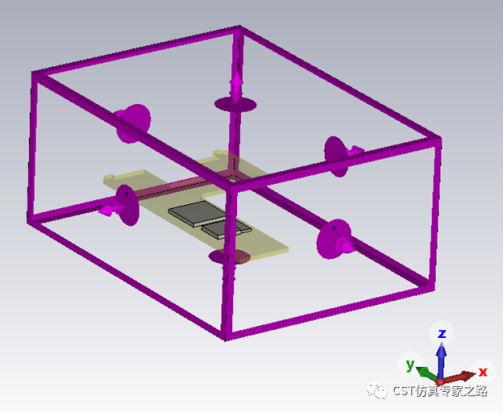 PCB热仿真2--直流热源（IR drop）+ 元件热源_CST仿真案例