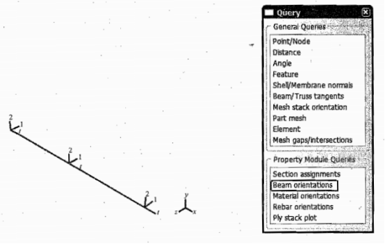 ABAQUS中定义梁横截面的定义、作用和方位