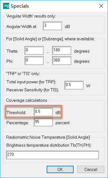CST如何仿真Coverage Efficiency和Coverage Threshold