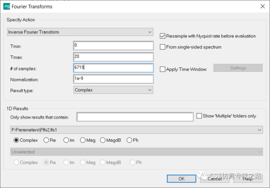 CST直角反射器 --- A求解器， 距离分辨率，ICZT与逆傅里叶IFT
