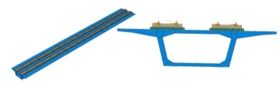 基于ABAQUS-SIMPACK车-线-桥耦合系统动力学振动响应