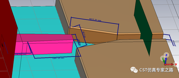CST表面等离子极化激元SPP --- 光脊波导与缝隙波导的转换