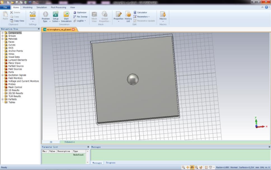 CST太赫兹雷达单个沟槽结构成像仿真与特性分析