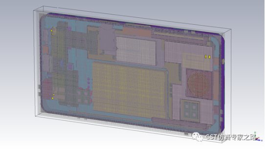 TLM算法仿真5G毫米波手机天线和整机