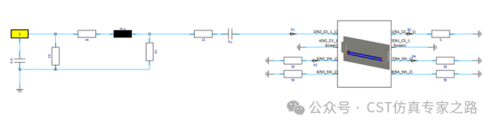 CST案例：IEC 61000-4-5线缆浪涌耦合仿真（一）——共模浪涌