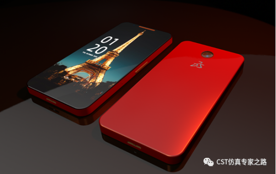 TLM算法仿真5G毫米波手机天线和整机