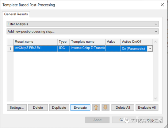 CST直角反射器 --- A求解器， 远场源, 距离像， 逆ChirpZ变换（ICZT）