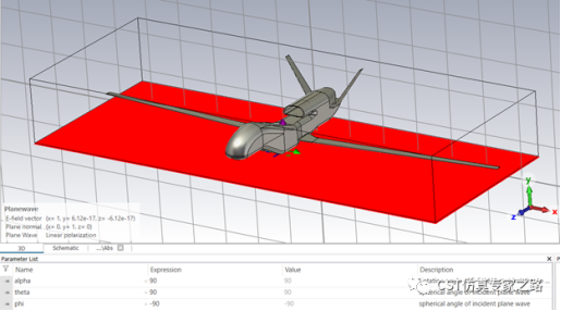 CST软件的UAV无人机RCS --- 单站，多角单频，A求解器