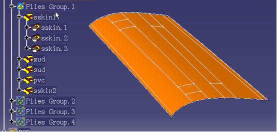 CATIA 中 铺层 3
