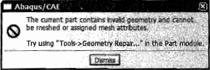 ABAQUS有限元分析修補(bǔ)幾何部件