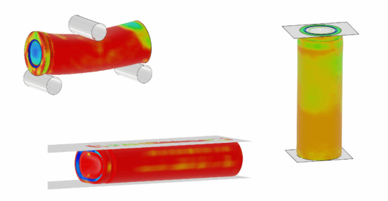 軸向壓縮、三點(diǎn)彎曲和徑向壓縮