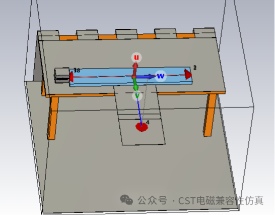 基于CST的48V BSG电驱动单杆天线辐射发射仿真