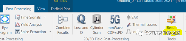 CST如何导出和查看farfield远场数据 --- ffs，txt，csv