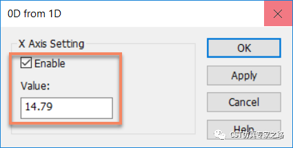 CST软件如何实现S-parameter随其他参数变化的1D曲线