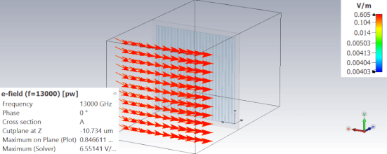 CST超表面---偏振片- 圆线极化转换，T求解器，红外线