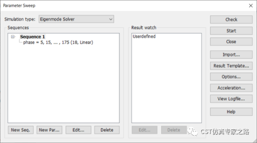 行波管TWT仿真（上）慢波结构的冷设计_CST案例分析