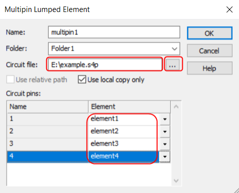 CST如何在3D 中添加多针脚元件