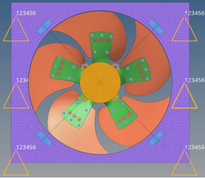 Abaqus进行某轨道交通空调风机总成的综合性能分析