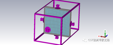 CST超表面---偏振片- 圆线极化转换，T求解器，红外线
