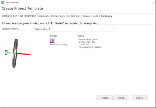 粒子枪仿真和Track Solver追踪求解_CST案例分析