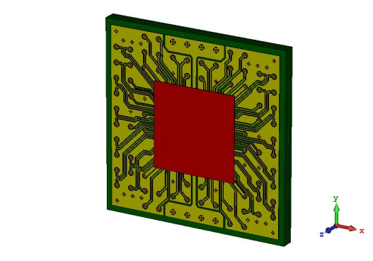 CST软件芯片封装S参数提取方法