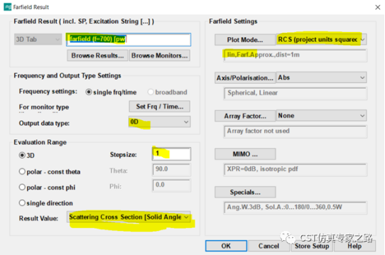 散射近场提取和散射截面-法诺共振球【CST案例】