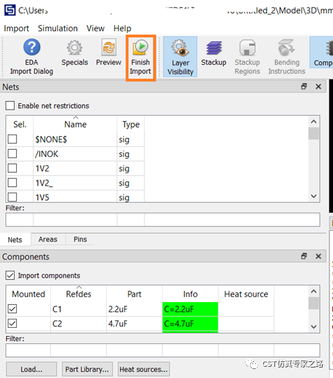 PCB热仿真1---元件热源_CST仿真案例