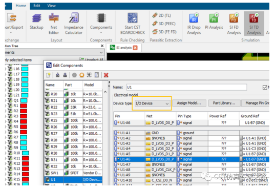 CST如何生成简单通用的IBIS模型文件