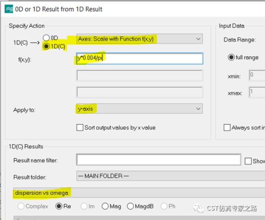 微带传输线 - 本征模 - Beta相位常数，色散图, 相速度, Pierce耦合阻抗_CST软件