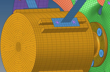 Abaqus进行某轨道交通空调风机总成的综合性能分析