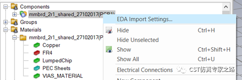 PCB热仿真1---元件热源_CST仿真案例