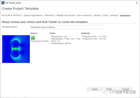 CST纳米光学 --- SPP 近场激发，石墨烯，纳米电偶极子，频域FRO求解
