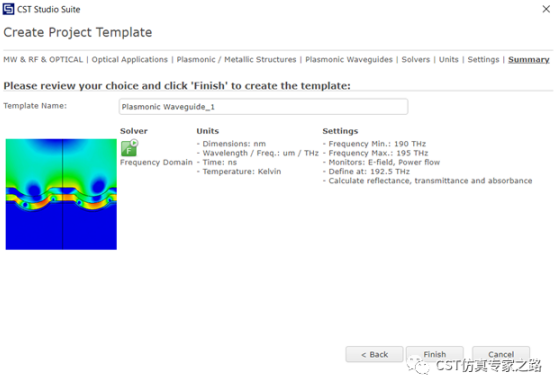 CST表面等离子极化激元SPP --- 光脊波导与缝隙波导的转换