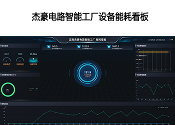 杰豪电路智能工厂设备能耗看板