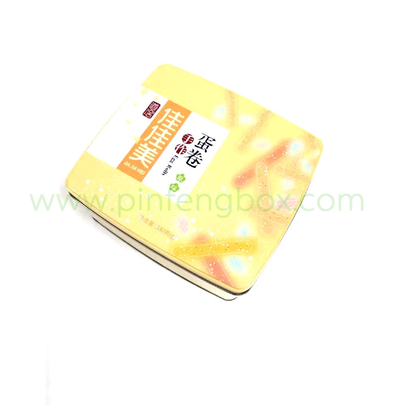 马口铁休闲食品蛋卷盒