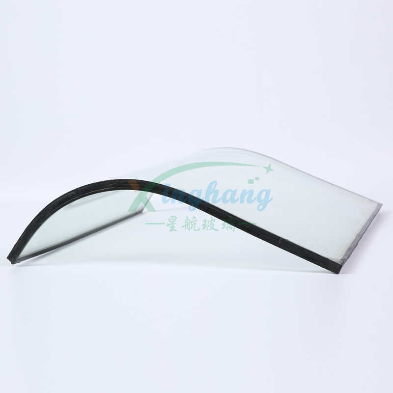 单片弧形夹胶中空玻璃