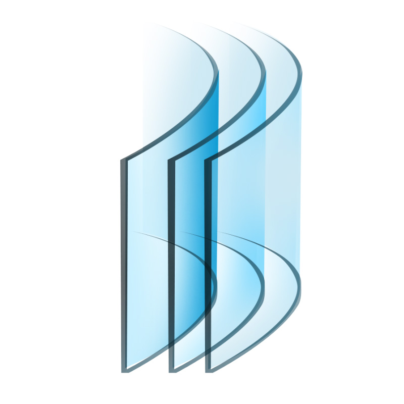 圆弧形热弯钢化玻璃