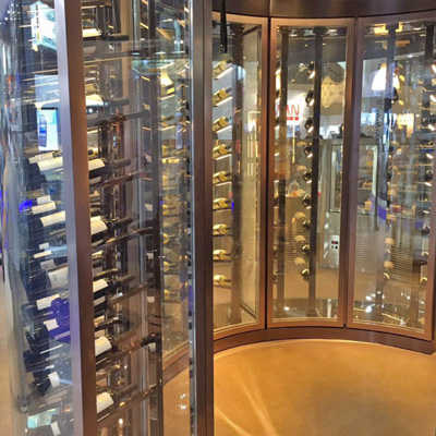 藏酒专业餐饮工程玻璃定制