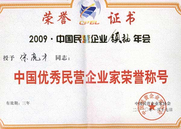 优秀民营企业家